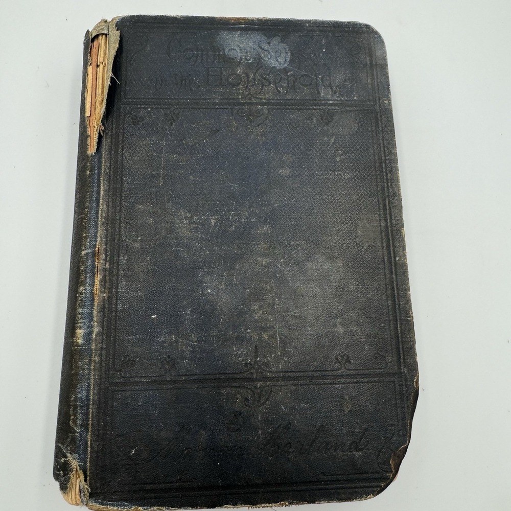 Common Sense in the Household by Marion Harland Hardcover Book 1874
